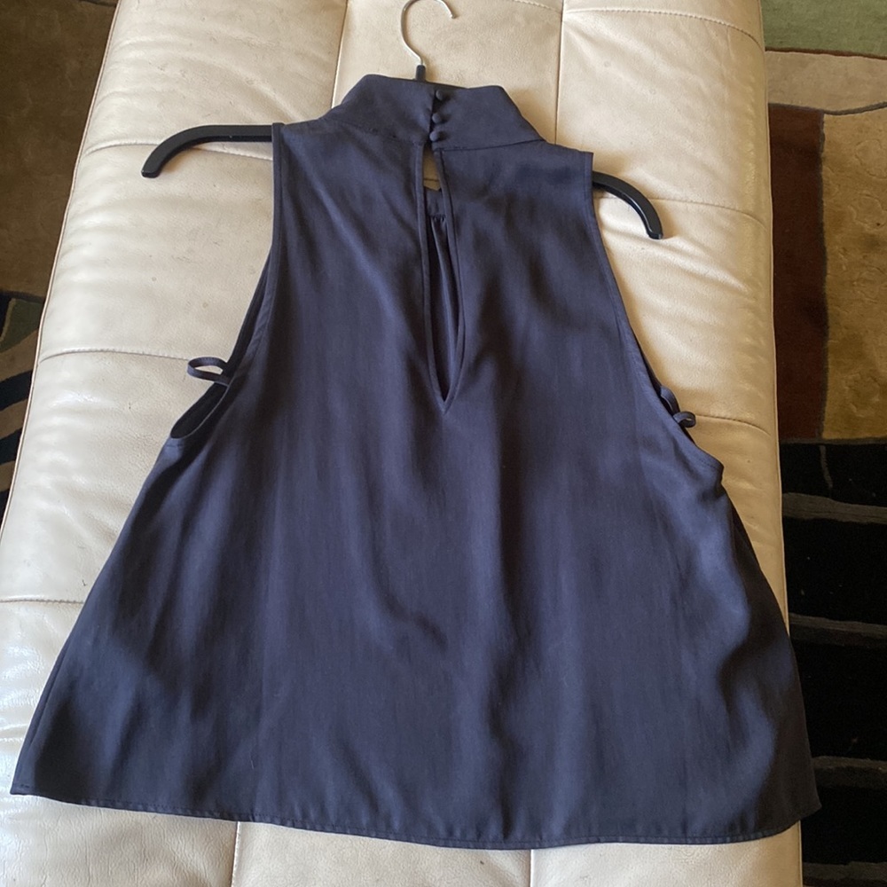 Free People Black Palm Breeze Mock Neck Top | XS | - Picture 4 of 11